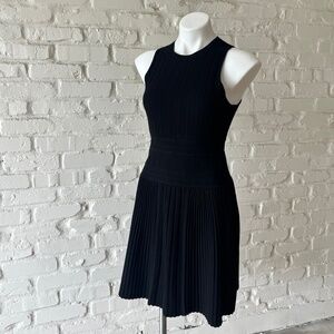Black Theory Pleated Fit flare dress
